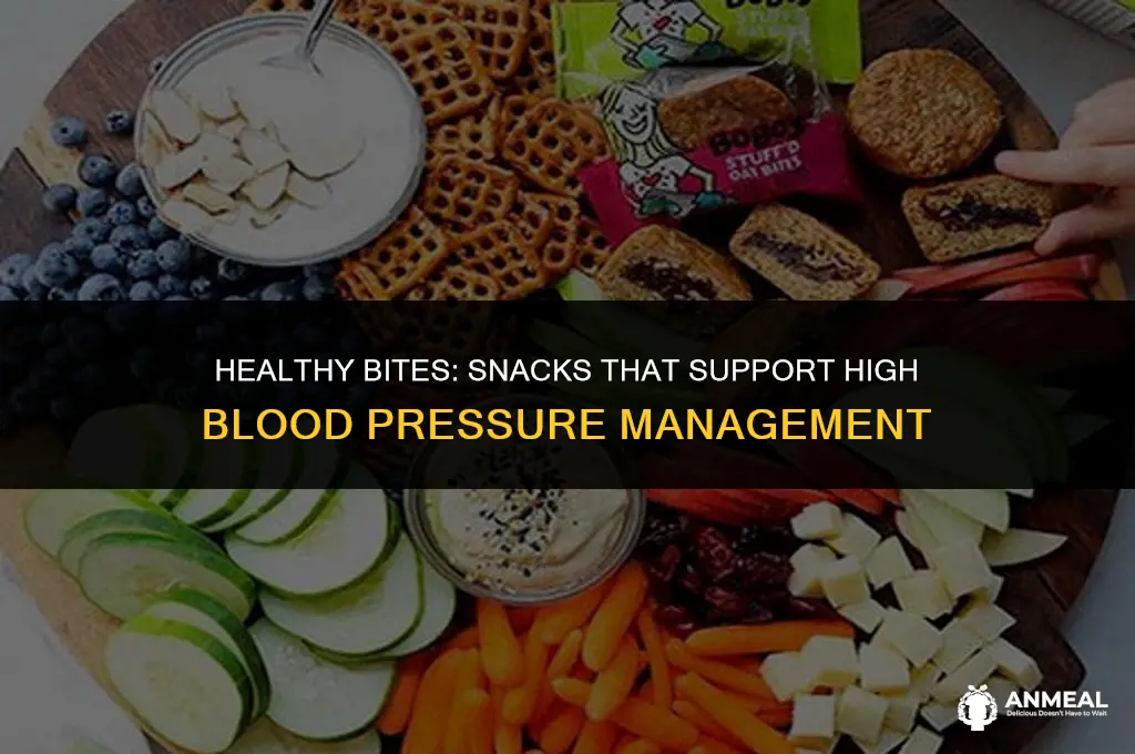 what are good snacks for high blood pressure