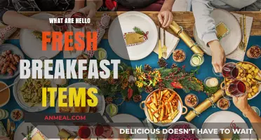 Discover Hello Fresh Breakfast Items: Delicious Morning Meal Options