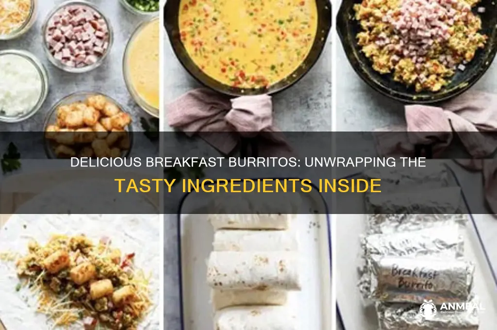 what are in breakfast burritos