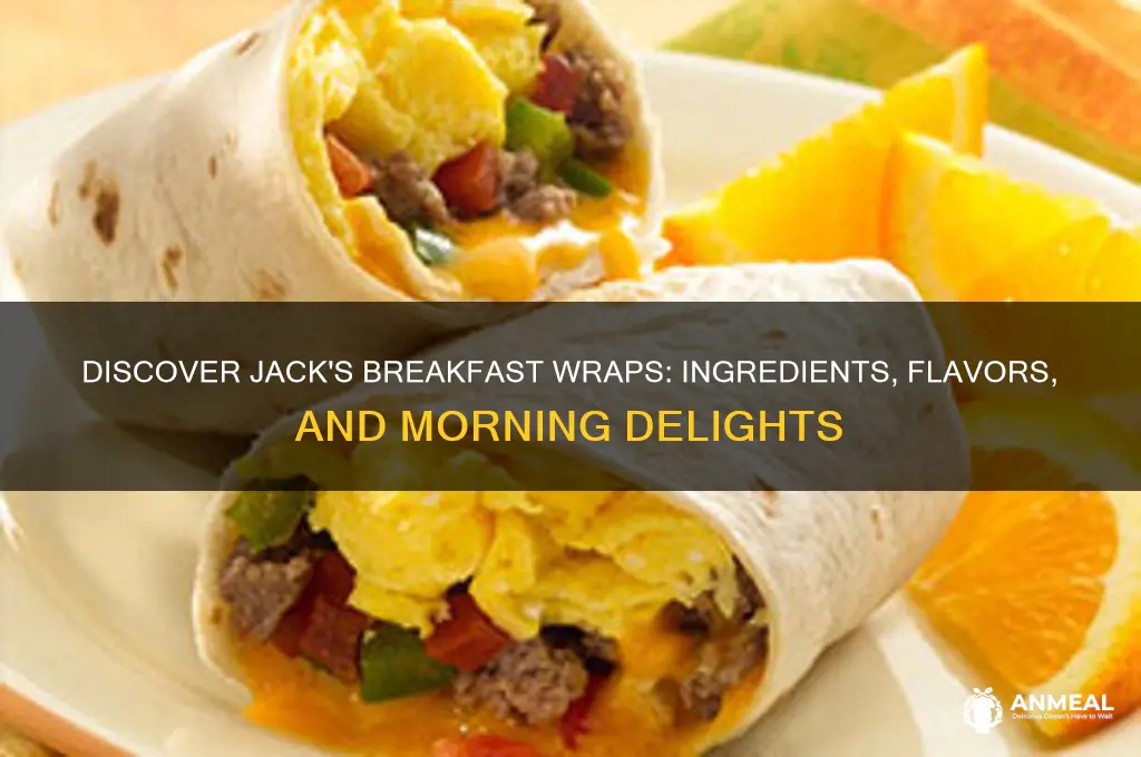 what are in the breakfast wraps at jack