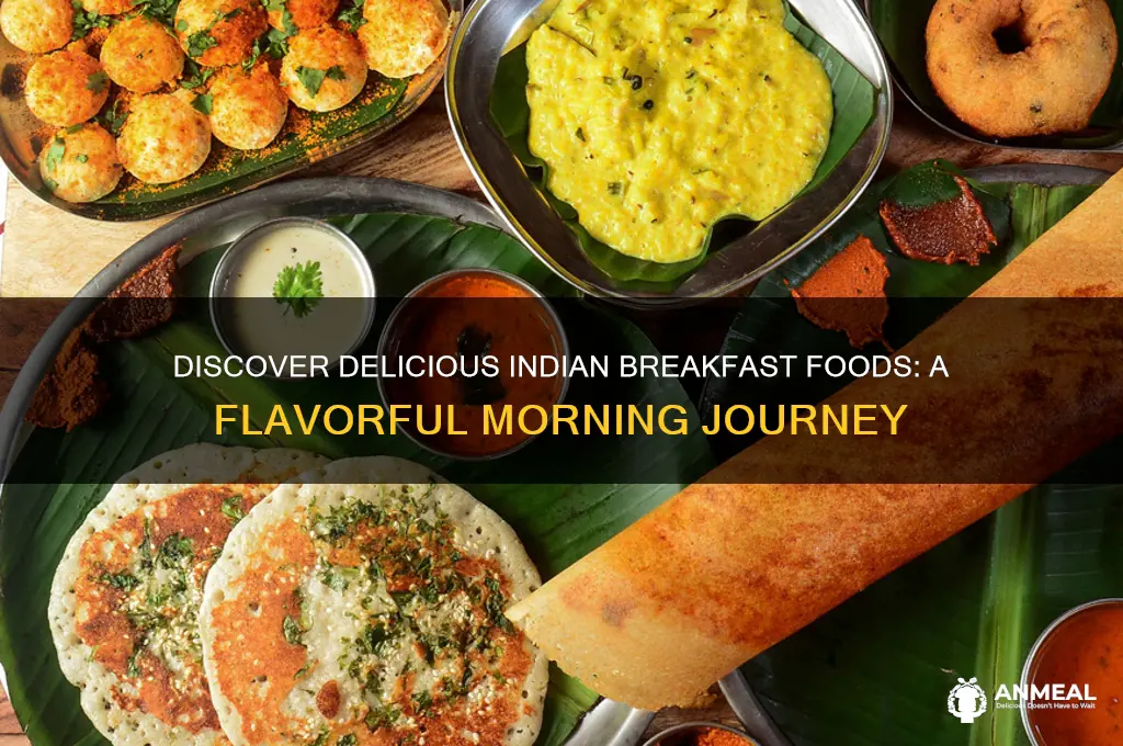 what are indian breakfast foods