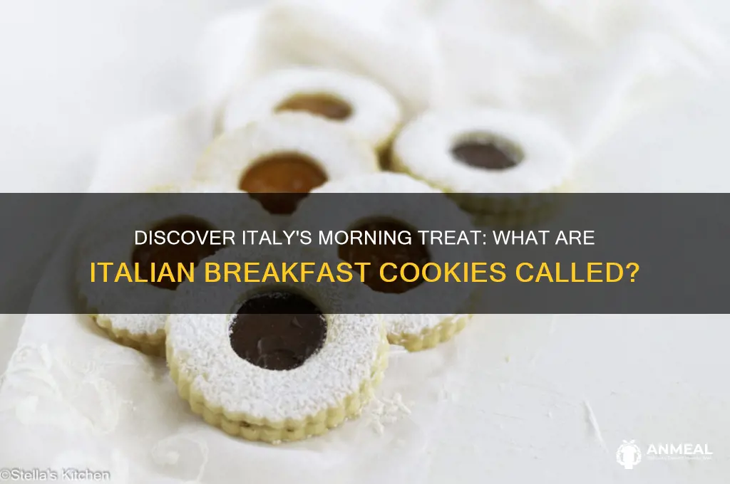 what are italian breakfast cookies called