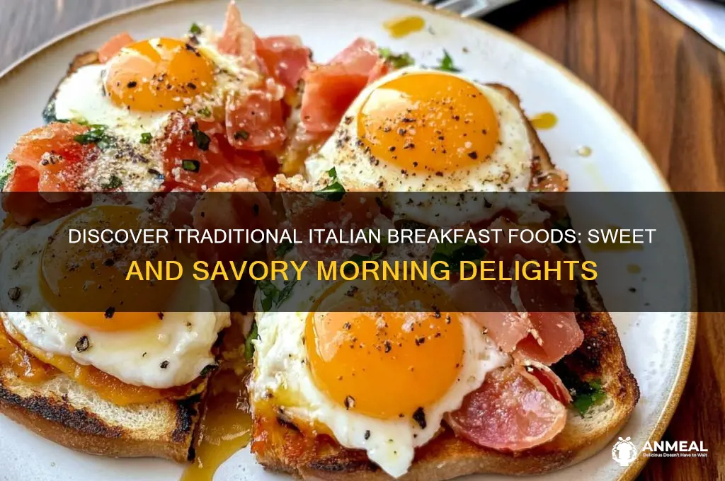 what are italian breakfast foods