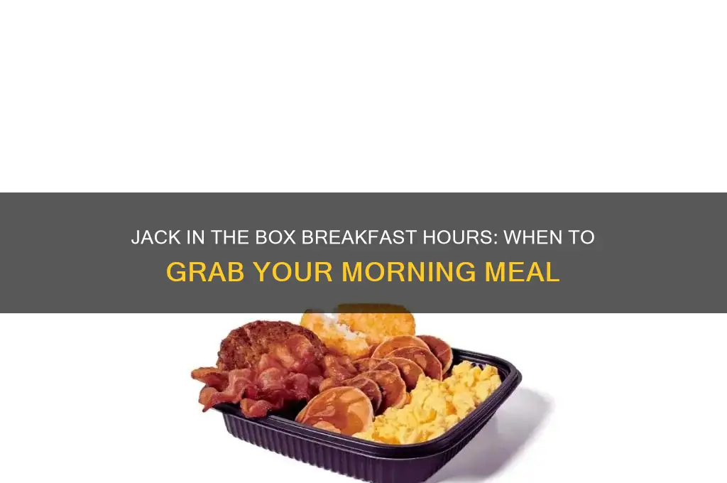 what are jack in the box breakfast hours