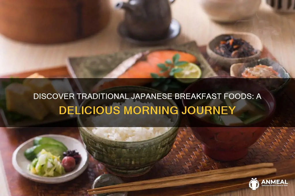 what are japanese breakfast foods