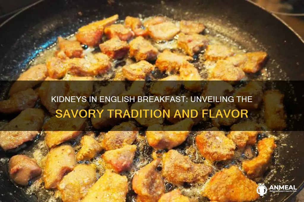 what are kidneys in an english breakfast