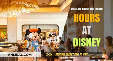 Disney Dining Hours: Lunch and Dinner Times at the Parks