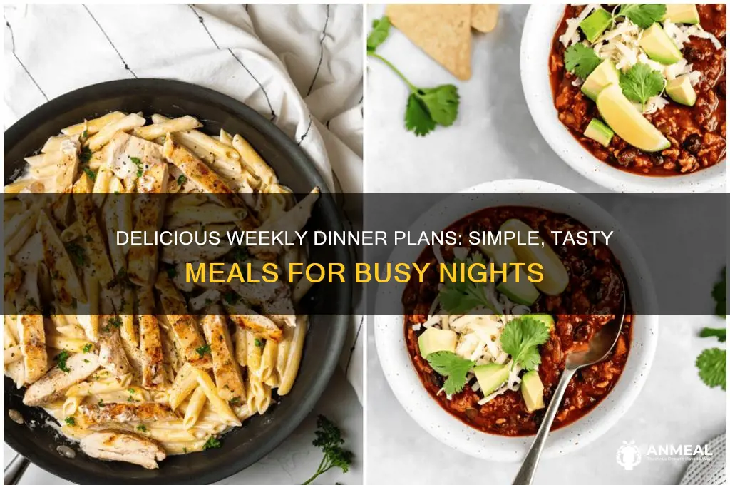 what are my dinner plans this week