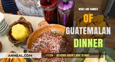 Exploring Traditional Guatemalan Dinner Dishes and Their Authentic Names