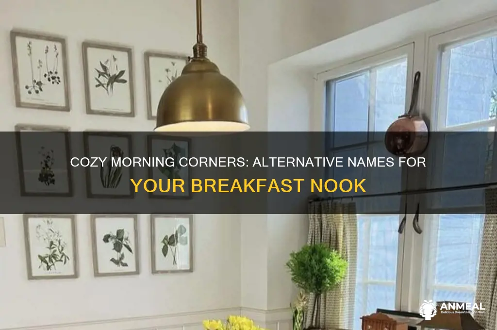 what are other names for a breakfast nook