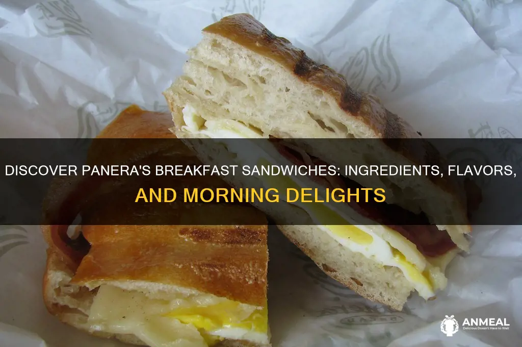 what are paneras breakfast sandwiches