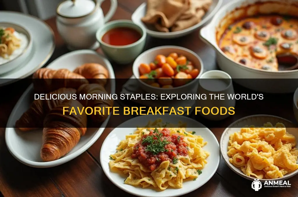 what are popular breakfast foods