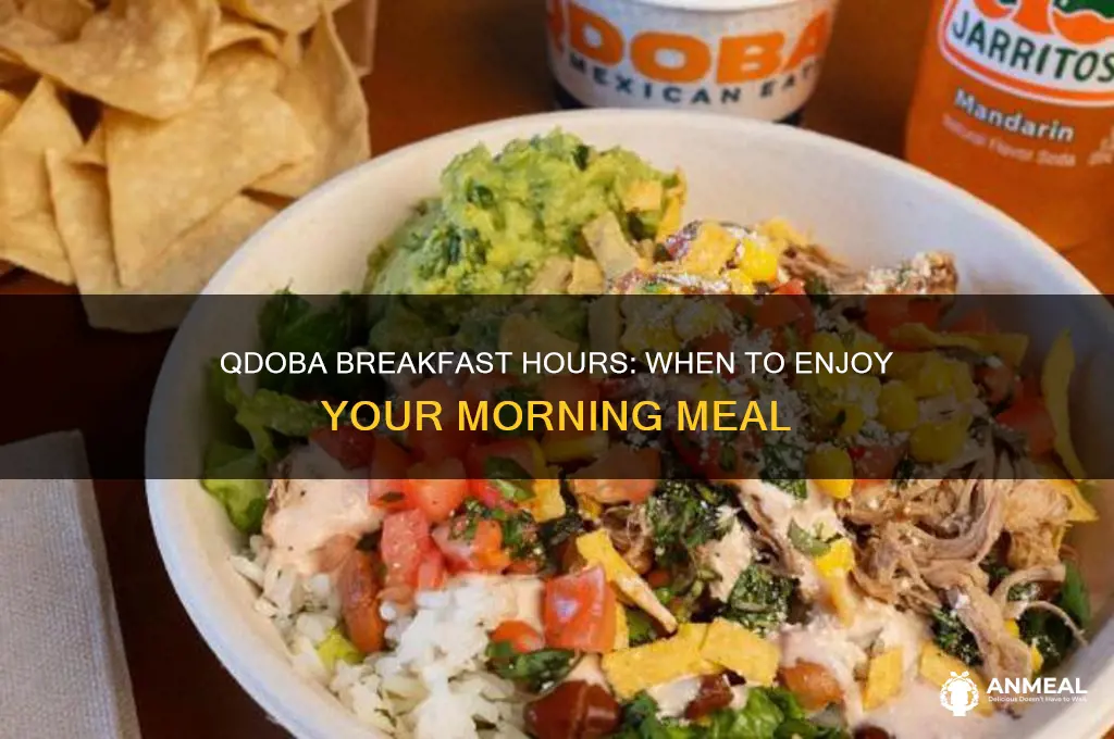 what are qdoba breakfast hours