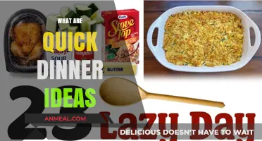 Easy and Fast Dinner Ideas for Busy Weeknights