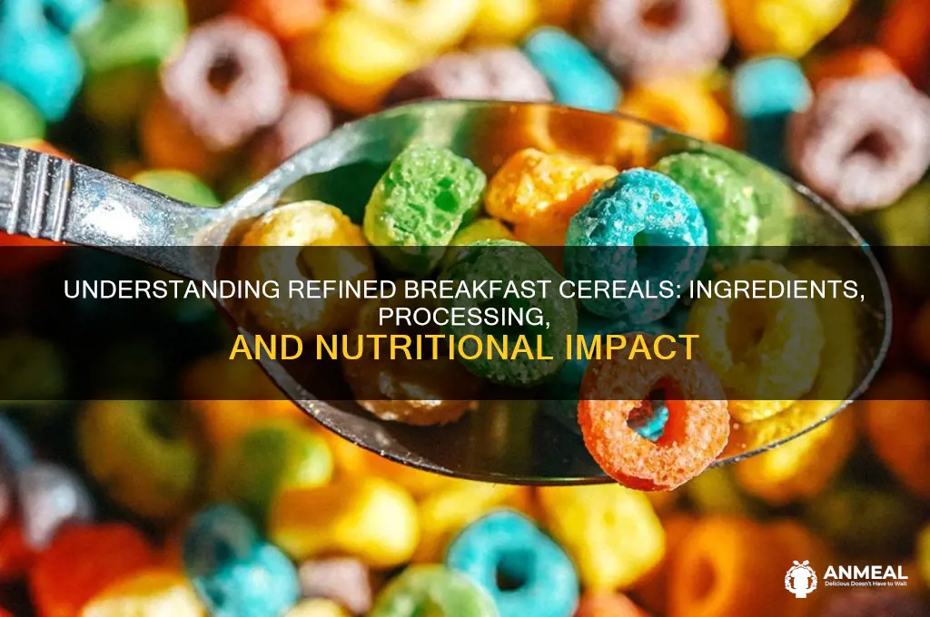 what are refined breakfast cereals