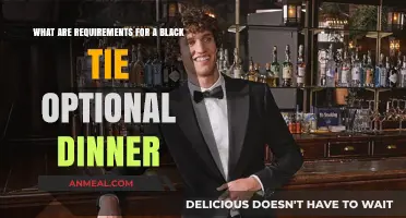 Black Tie Optional Dinner: Decoding Dress Code Requirements and Etiquette