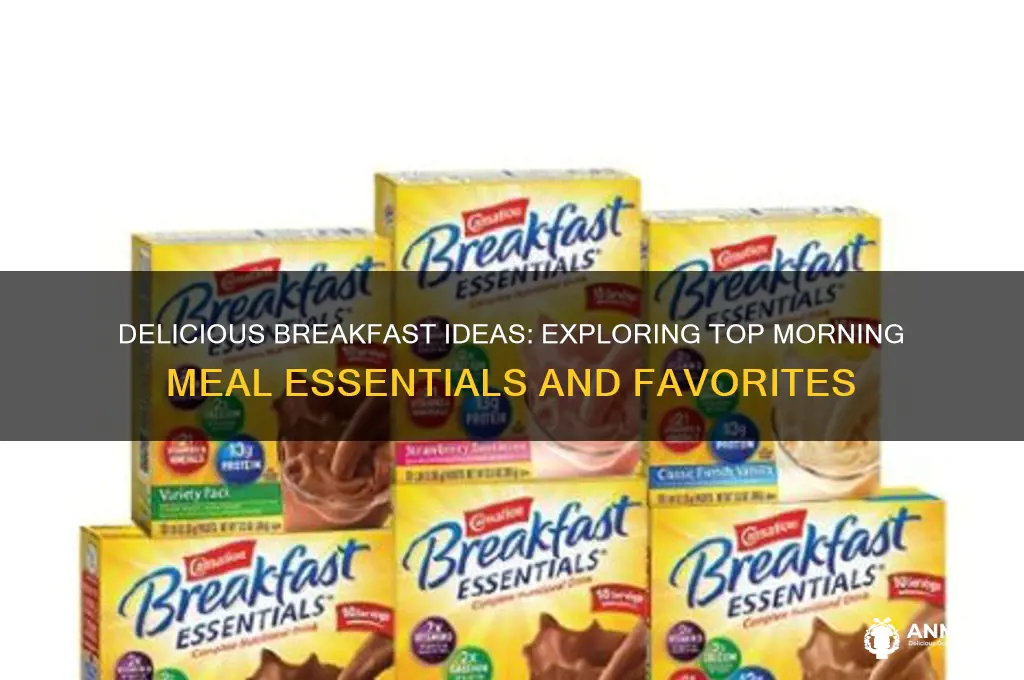 what are some breakfast items