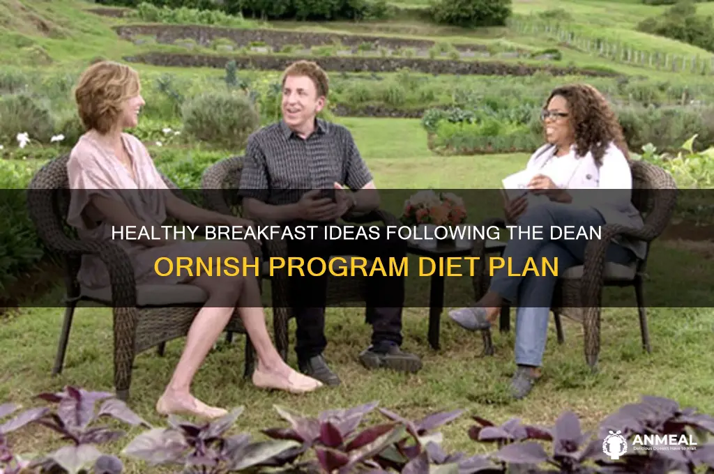what are some breakfasts on the dean ornish program