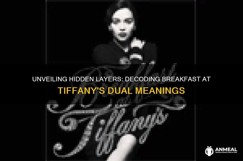 what are some double meanings in breakfast at tiffany