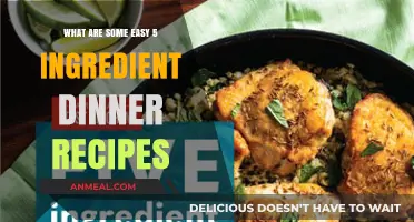 Quick and Simple 5-Ingredient Dinner Recipes for Busy Nights