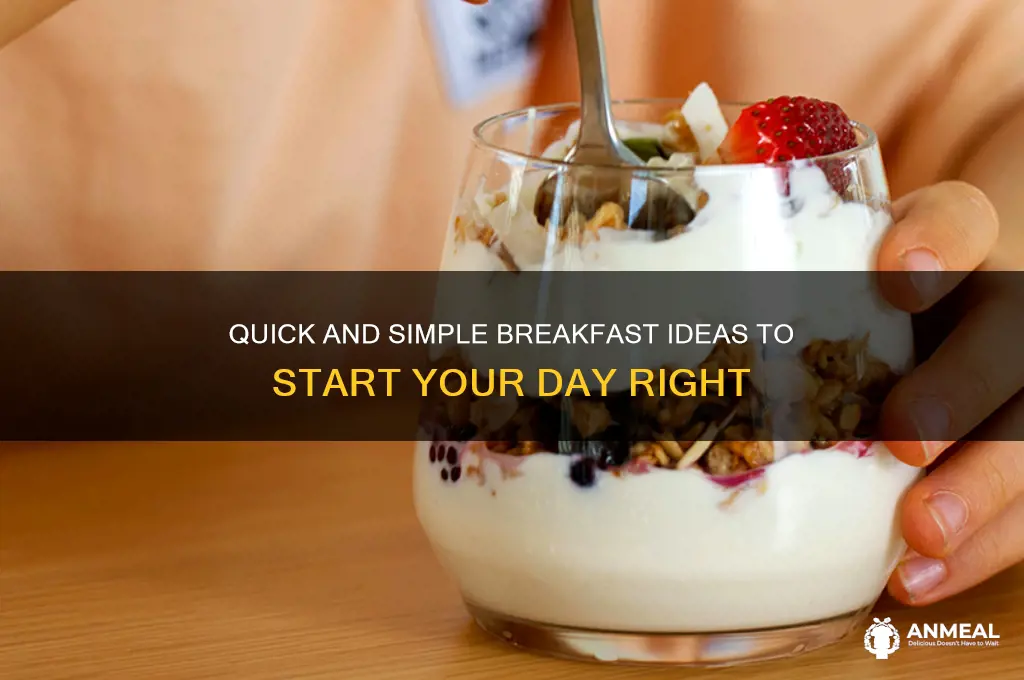 what are some easy breakfast foods