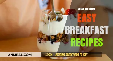 Quick and Simple Breakfast Ideas for Busy Mornings