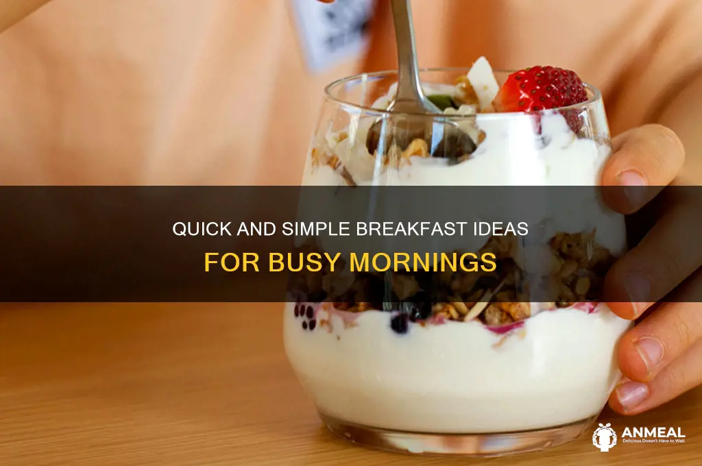 what are some easy breakfast recipes