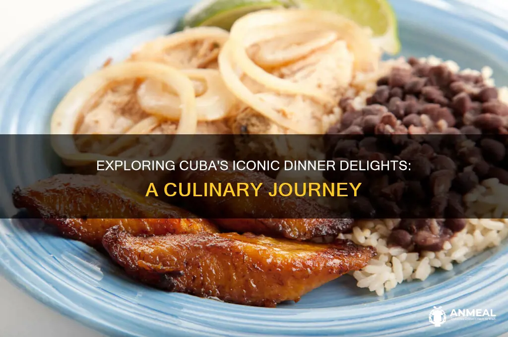 what are some famous dinner foods in cuba