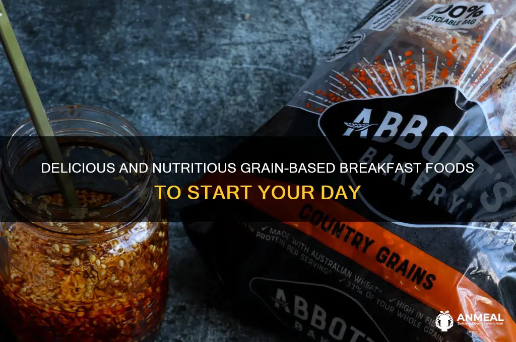 what are some grain foods for breakfast