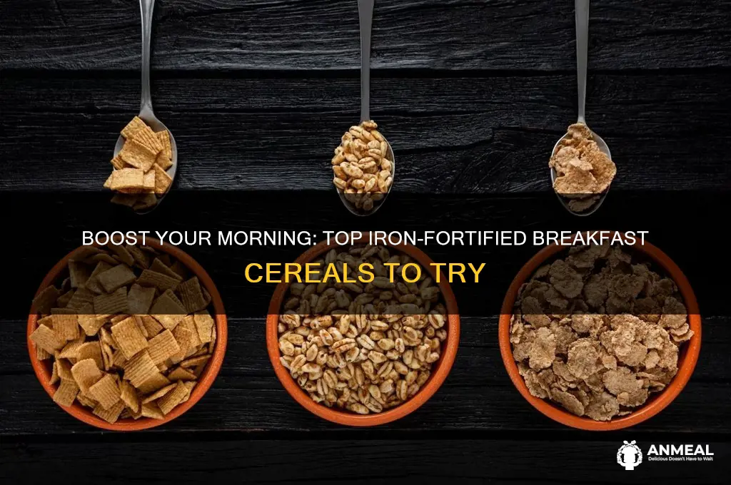 what are some iron-fortified breakfast cereals