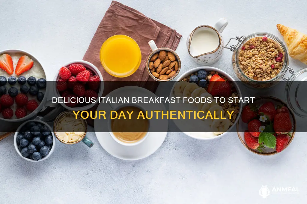 what are some italian breakfast foods