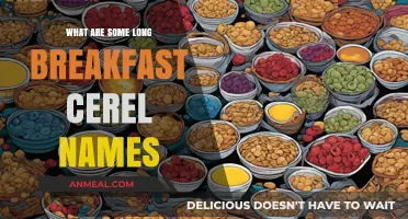 Crunchy Morning Delights: Exploring Lengthy Breakfast Cereal Names and Origins