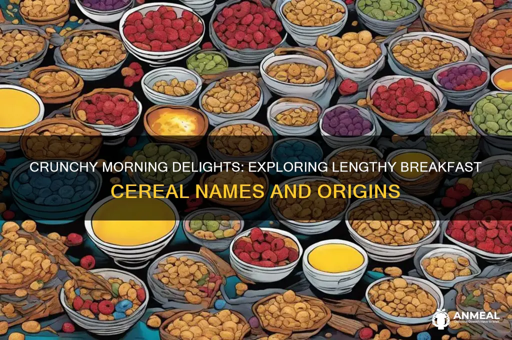 what are some long breakfast cerel names