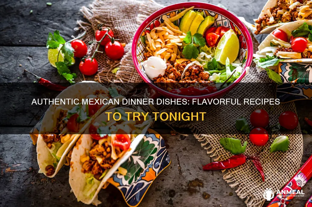 what are some mexican dinner dishes