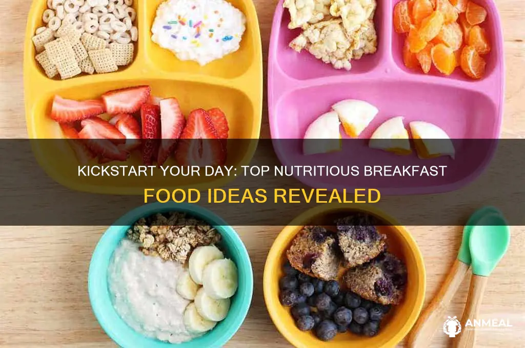 what are some nutritious breakfast food options