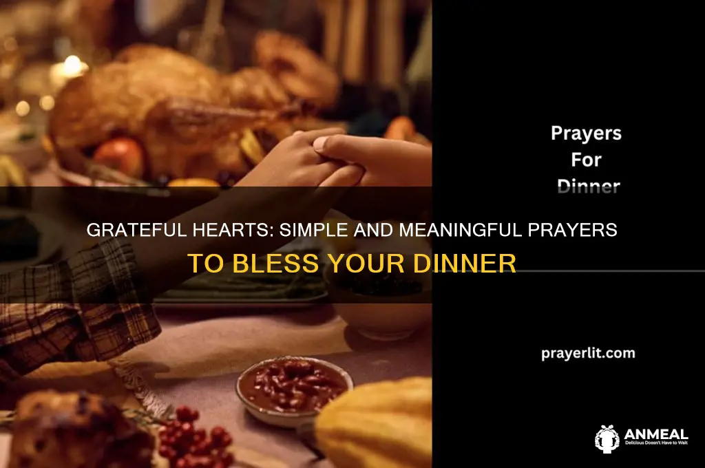 what are some prayers before dinner