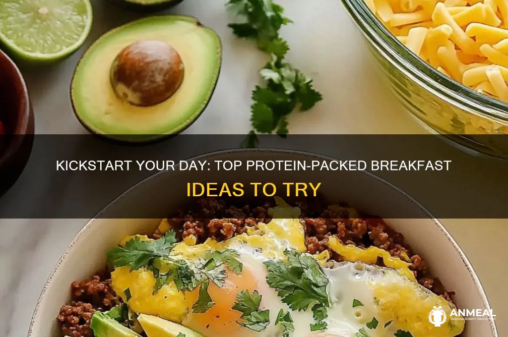 what are some proteins for breakfast