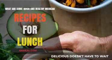 Spice Up Your Lunch: Quick & Healthy Mexican Recipes