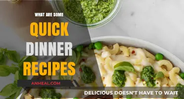 Quick Dinner Recipes: Easy, Fast, and Delicious Meal Ideas Tonight