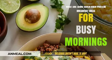 Quick High-Protein Breakfast Ideas for Busy Mornings: Fuel Up Fast