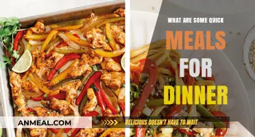 Quick Dinner Ideas: Easy Meals for Busy Weeknights