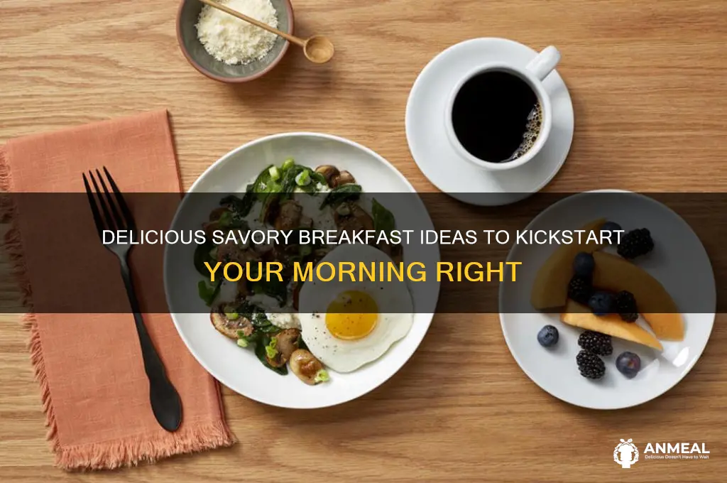 what are some savory breakfast foods