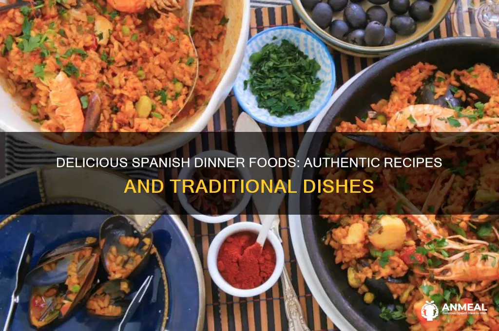 what are some spanish dinner foods