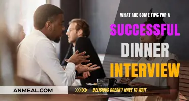 Mastering Dinner Interviews: Essential Tips for Impressing and Succeeding