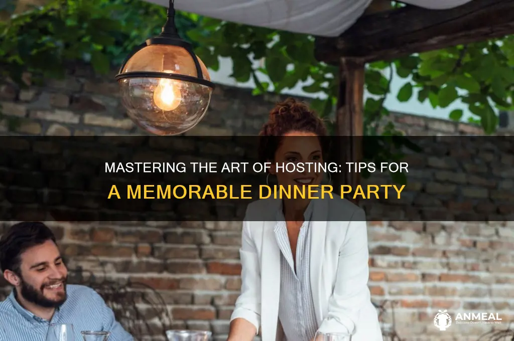 what are some tips for hosting a successful dinner party