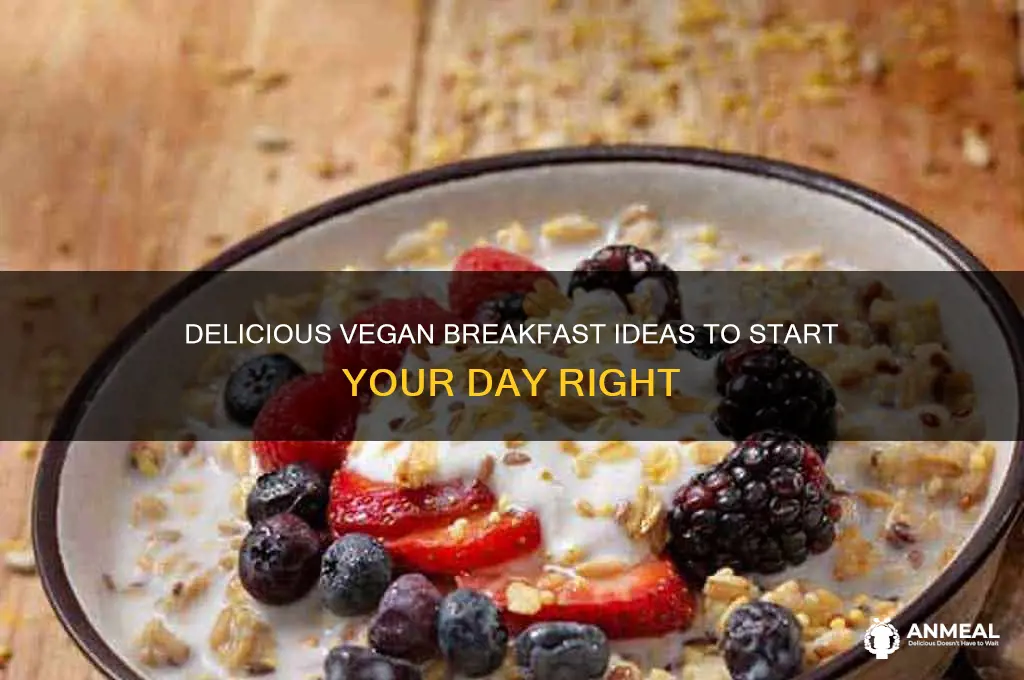 what are some vegan breakfast