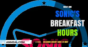 Sonic's Breakfast Hours: When to Enjoy Your Morning Favorites