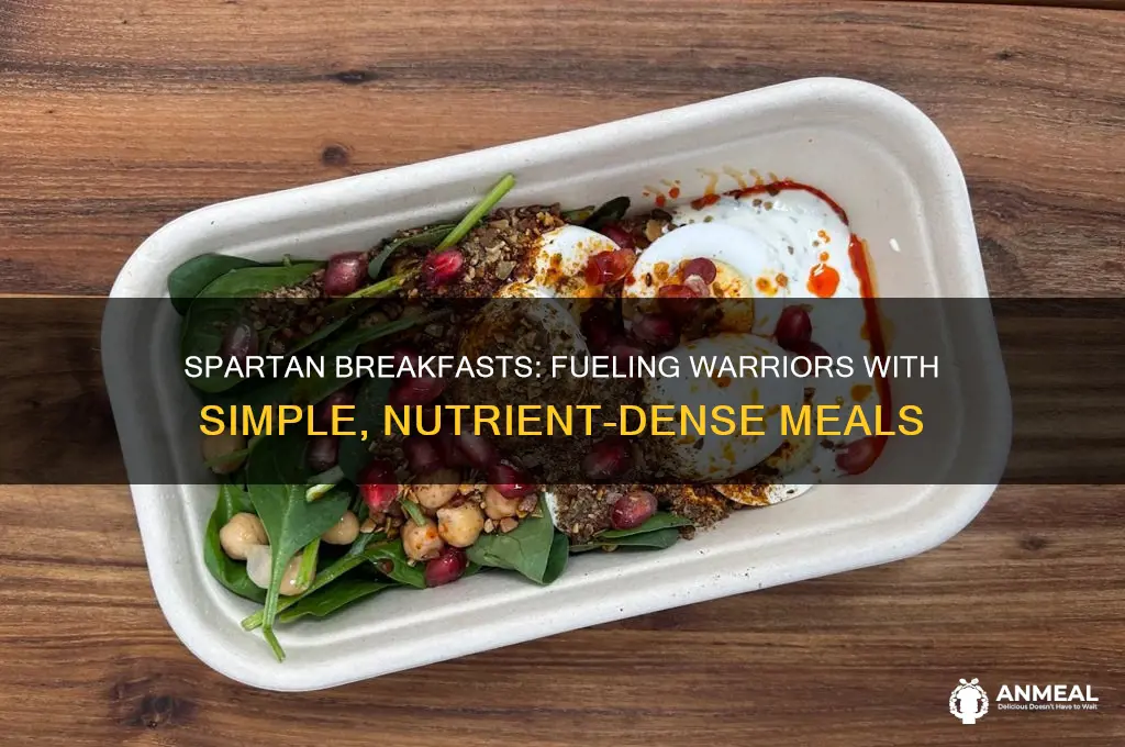 what are spartan breakfasts