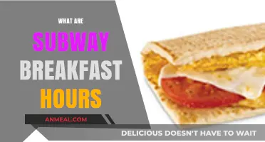Subway Breakfast Hours: When to Grab Your Morning Meal