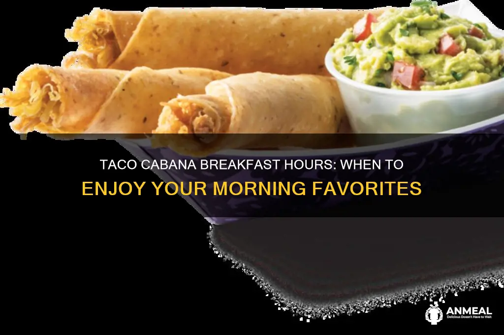 what are taco cabana breakfast hours